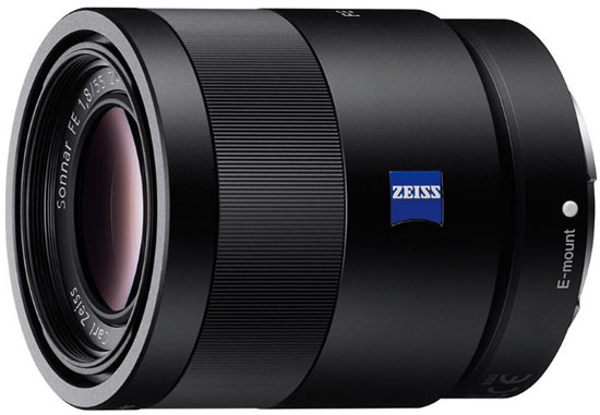Sony 55mm f1.8 FE lens